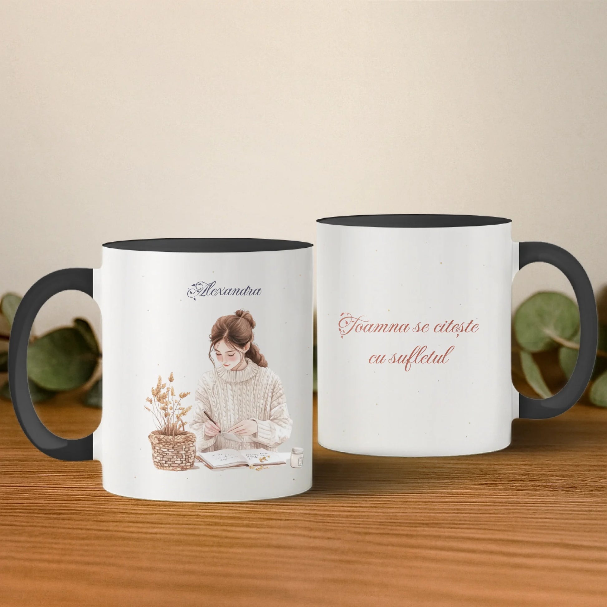 cana cu interior si toarta albastra 2 buc base