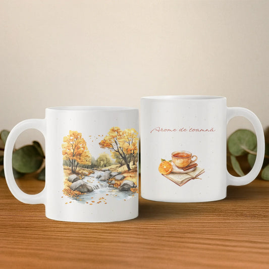 Cană personalizată „Arome de toamnă”