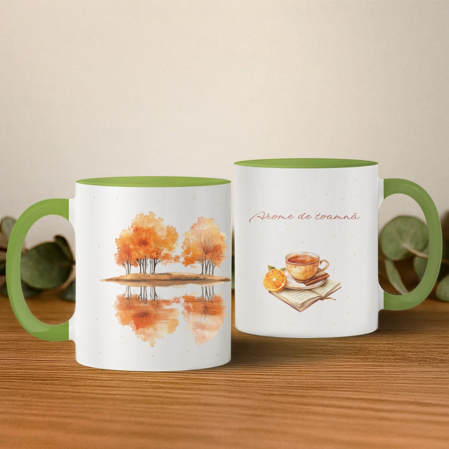 cana cu interior si toarta albastra 2 buc base