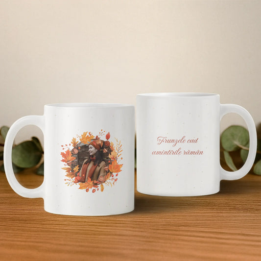 Cană personalizată „Amintiri de toamnă”