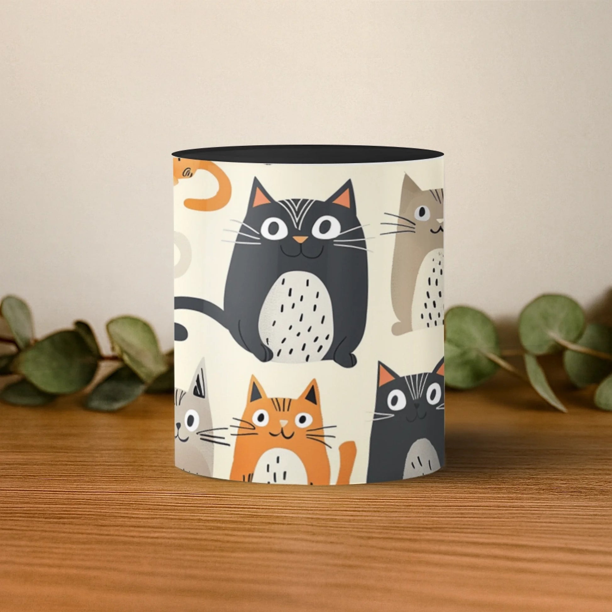 mockup mijloc negru
