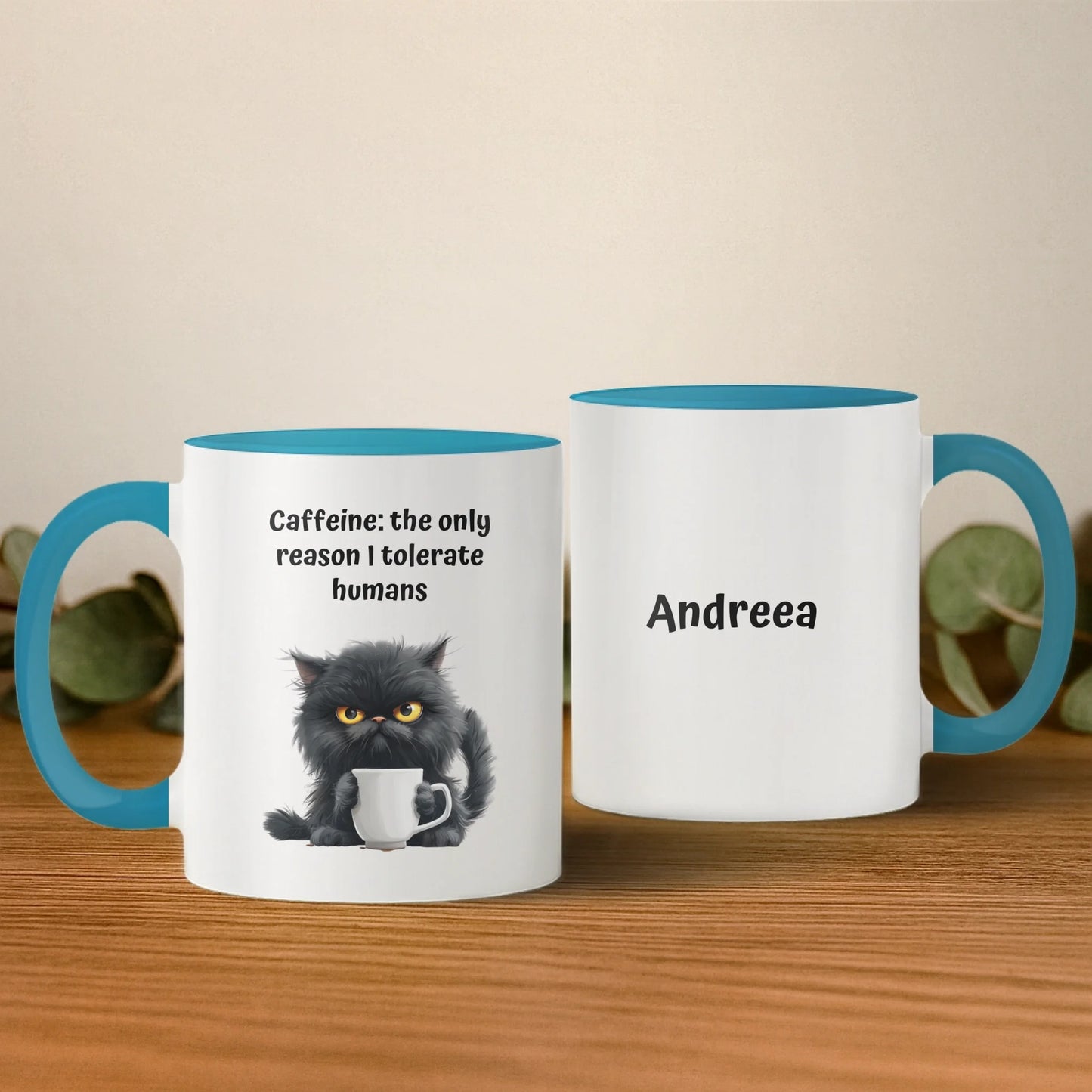 cana cu interior si toarta albastra 2 buc base