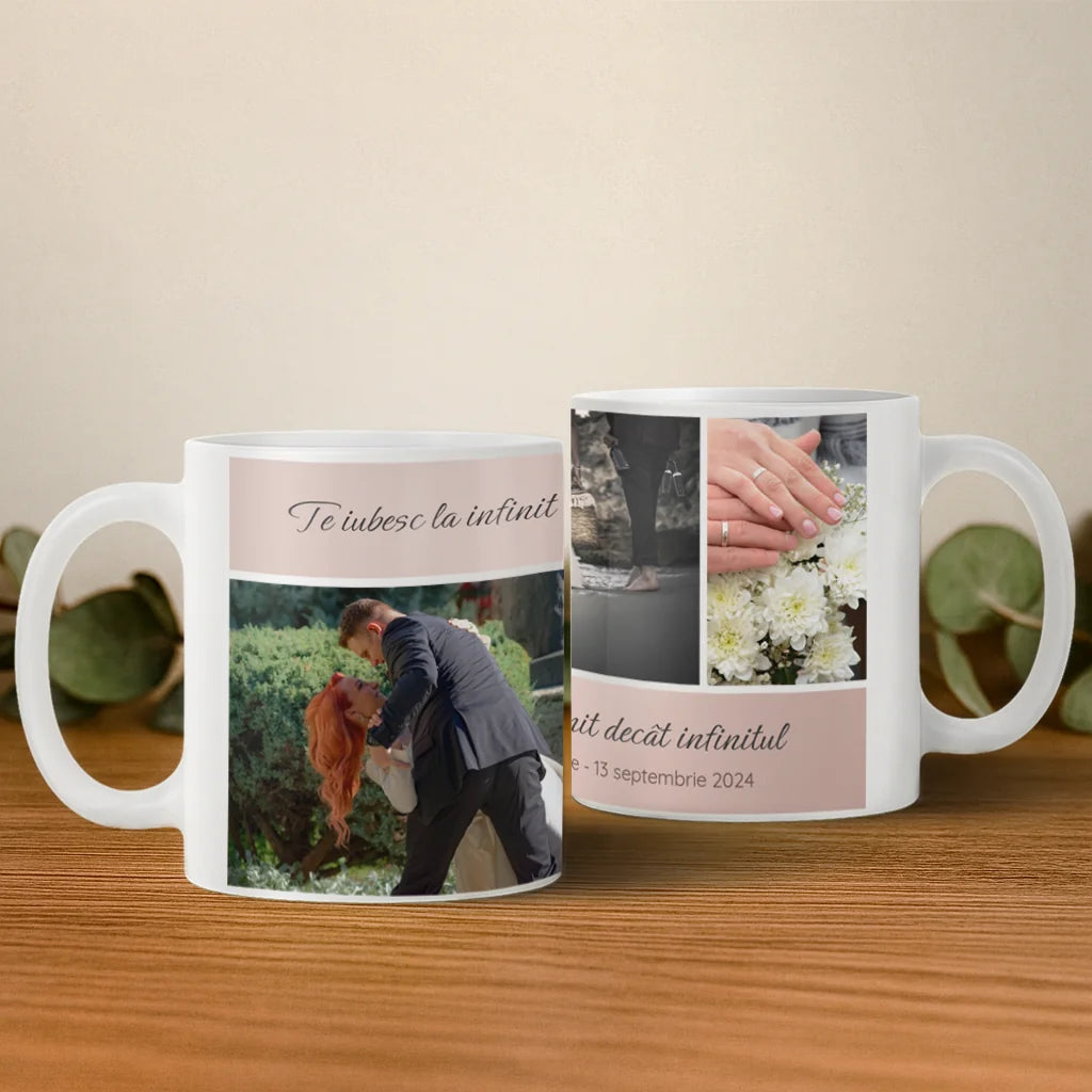 Cană personalizată - Amintiri într-un colaj