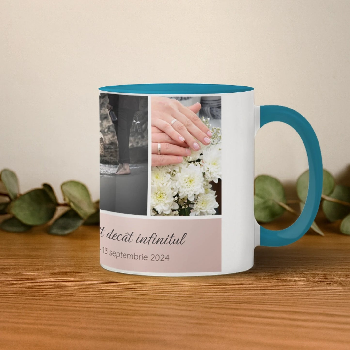 mockup dreapta albastru