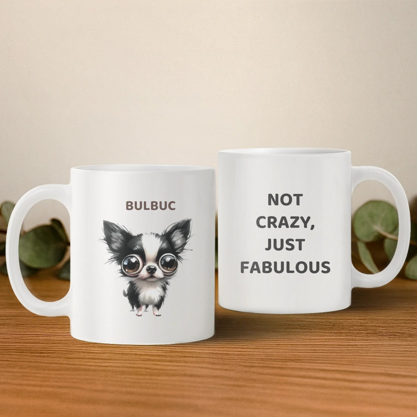 Un câine excentric - cană personalizată