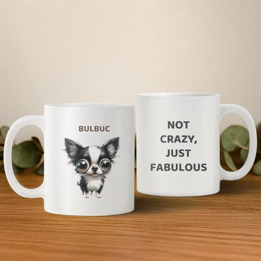 Un câine excentric - cană personalizată