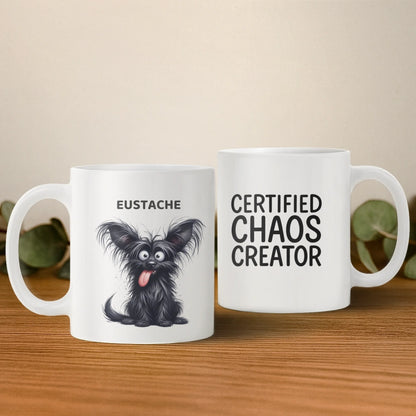 Crazy dog - cană personalizată