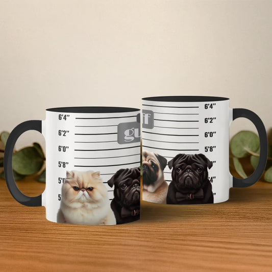 Cană personalizată Guilty as Fluff – The Usual Suspects