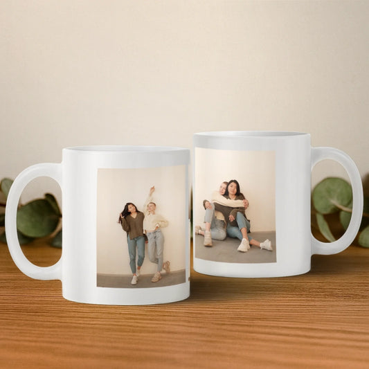 Cană personalizată „Colaj cu Amintiri” - 4 fotografii