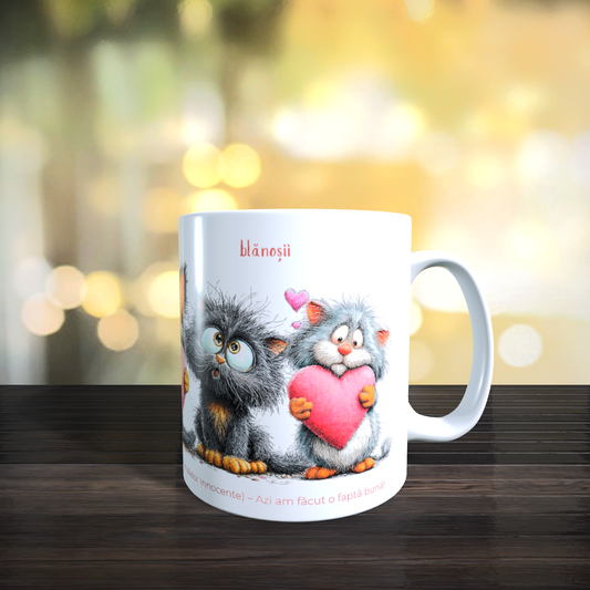 Cană caritabilă „Din inimă pentru ei” – blănoșii care contează