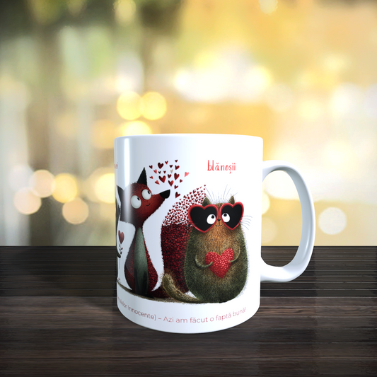 Cană caritabilă „Împreună pentru ei” – Blănoșii