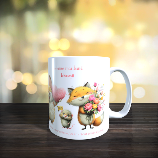 Cană caritabilă „O lume mai bună” – Blănoșii