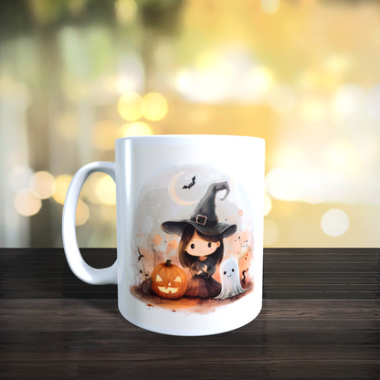 Cană ceramică personalizată „E poțiunea mea magică – nu o vărsa!” – 330 ml, albă