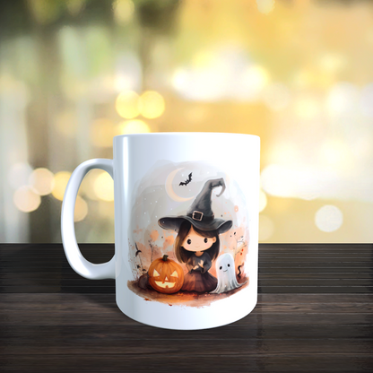 Cană ceramică personalizată „E poțiunea mea magică – nu o vărsa!” – 330 ml, albă, design fără fundal