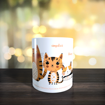 Cană caritabilă „Simpaticii” – Blănoșii veseli