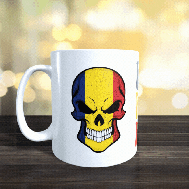 Cană personalizată „România Rebelă” – Tricolor cu atitudine