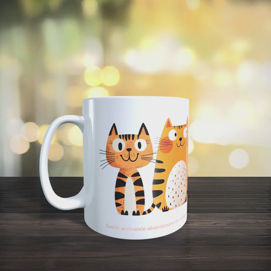 Cană caritabilă „Simpaticii” – Blănoșii veseli