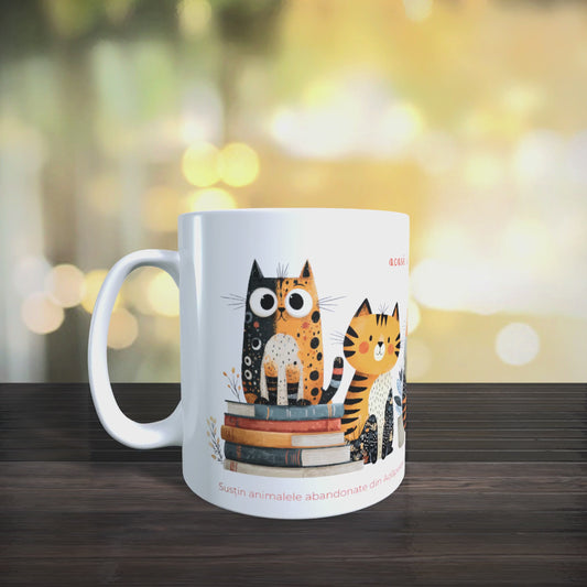 Cană caritabilă „Acasă începe cu noi” – Blănoșii