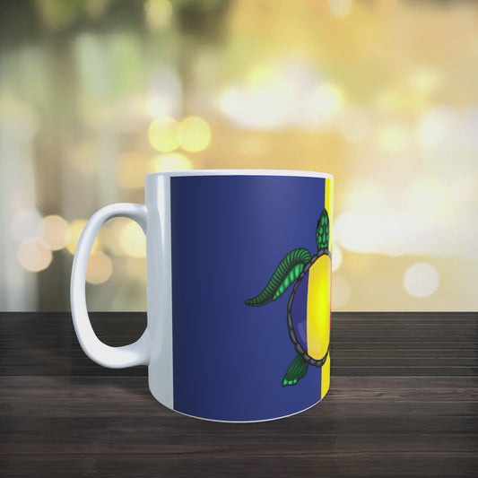 Cană personalizată „Țestoasa României” – simbol al răbdării și echilibrului