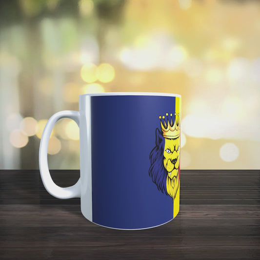 Cană personalizată „Spirit de Leu” – simbol al curajului românesc