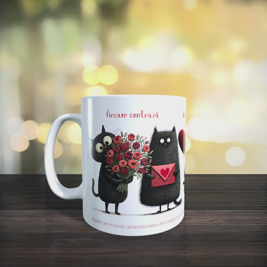 Cană caritabilă „Fiecare contează” – Blănoșii