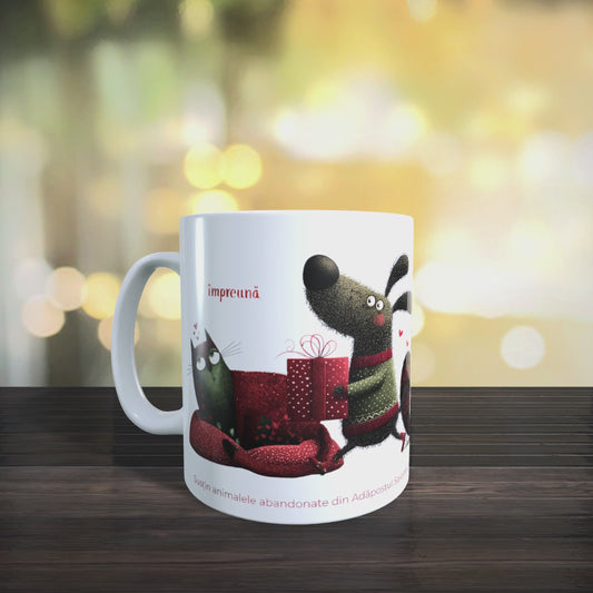 Cană caritabilă „Împreună pentru ei” – Blănoșii