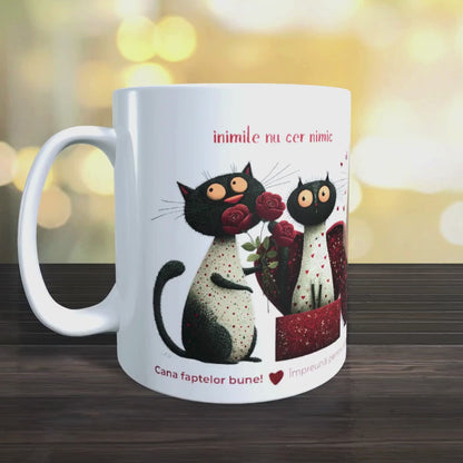 Cană caritabilă „Inimile nu cer nimic” – Blănoșii